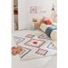 Tapis de chambre contemporain - Rose et blanc - 100% polypropylene - 80 x 140 cm - Intérieur - NAZAR - Photo n°4