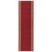 Tapis de couloir antidérapant Rouge 100x450 cm - Photo n°1