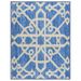 Tapis de couloir Bleu 80x100 cm - Photo n°1