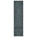 Tapis de couloir lavable pliable Gris 100x400 cm Polyester - Photo n°1