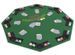 Tapis de jeu de poker octogonal 8 joueurs vert Winner - Photo n°1