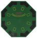 Tapis de jeu de poker octogonal 8 joueurs vert Winner - Photo n°4