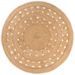 Tapis Design tressé Jute 180 cm Rond - Photo n°1