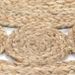 Tapis Design tressé Jute 180 cm Rond - Photo n°4