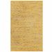 Tapis fait à la main Jute Jaune et naturel 80x160 cm - Photo n°1