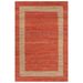 Tapis fait à la main Jute Rouge 160x230 cm - Photo n°1