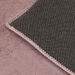 Tapis Fausse fourrure de lapin 180x270 cm Vieux rose - Photo n°2