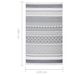 Tapis Gris et blanc 120x180 cm Coton - Photo n°6
