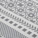 Tapis Gris et blanc 160x230 cm Coton - Photo n°4