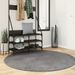 Tapis HUARTE à poils courts doux et lavable anthracite Ø 160 cm - Photo n°2