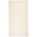 Tapis HUARTE à poils courts doux et lavable beige 60x110 cm - Photo n°1