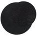 Tapis HUARTE à poils courts doux et lavable noir Ø 120 cm - Photo n°3