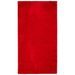 Tapis HUARTE à poils courts doux et lavable rouge 60x110 cm - Photo n°1