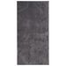 Tapis HUARTE à poils courts doux lavable anthracite 100x200 cm - Photo n°1