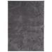 Tapis HUARTE à poils courts doux lavable anthracite 200x280 cm - Photo n°1