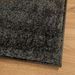 Tapis ISTAN à poils longs aspect brillant anthracite 100x200 cm - Photo n°4