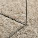 Tapis ISTAN à poils longs aspect brillant beige Ø 100 cm - Photo n°8