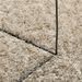 Tapis ISTAN à poils longs aspect brillant beige 140x200 cm - Photo n°8