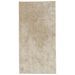 Tapis ISTAN à poils longs aspect brillant beige 80x150 cm - Photo n°1