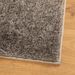 Tapis ISTAN à poils longs aspect brillant gris 120x170 cm - Photo n°4