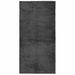 Tapis IZA poils courts style scandinave anthracite 100x200 cm - Photo n°1