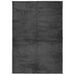 Tapis IZA poils courts style scandinave anthracite 120x170 cm - Photo n°1