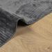 Tapis IZA poils courts style scandinave anthracite 120x170 cm - Photo n°6