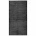 Tapis IZA poils courts style scandinave anthracite 80x150 cm - Photo n°1