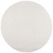 Tapis IZA poils courts style scandinave crème Ø 100 cm - Photo n°1