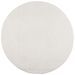 Tapis IZA poils courts style scandinave crème Ø 120 cm - Photo n°1