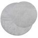 Tapis IZA poils courts style scandinave gris Ø 100 cm - Photo n°3