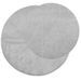 Tapis IZA poils courts style scandinave gris Ø 200 cm - Photo n°3