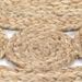 Tapis Jute design tressé 120 cm Rond - Photo n°5