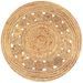 Tapis Jute design tressé 90 cm rond - Photo n°1