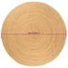 Tapis Jute tressé 180 cm Rond - Photo n°6