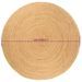 Tapis Jute tressé 210 cm Rond - Photo n°6