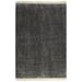 Tapis Kilim Coton 200 x 290 cm Anthracite - Photo n°1