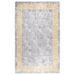 Tapis lavable antidérapant 80x150 cm Gris - Photo n°1