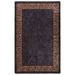 Tapis lavable antidérapant 80x150 cm Noir et doré - Photo n°1