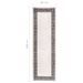 Tapis lavable antidérapant 80x300 cm Beige clair - Photo n°7