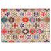 Tapis lavable multicolore 160x230 cm antidérapant - Photo n°1