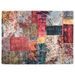 Tapis lavable multicolore 400x300 cm antidérapant - Photo n°1