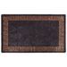 Tapis lavable noir et doré 150x230 cm antidérapant - Photo n°1