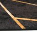 Tapis lavable noir et doré 160x230 cm antidérapant - Photo n°6