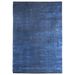 Tapis lavable pliable Bleu marine 160x230 cm Polyester - Photo n°1