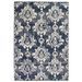 Tapis moderne Design de cachemire 160 x 230 cm Beige / Bleu - Photo n°1