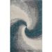 Tapis Moderne poils longs - Bleu et Gris - 100% polypropylene - 120 x 170 cm - Intérieur - NAZAR - Photo n°2