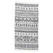 Tapis Noir et blanc 80x150 cm Coton - Photo n°1