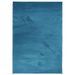 Tapis OVIEDO à poils courts turquoise 160x230 cm - Photo n°1