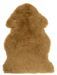 Tapis peau de mouton ocre Chris 90 x 70 cm - Photo n°1